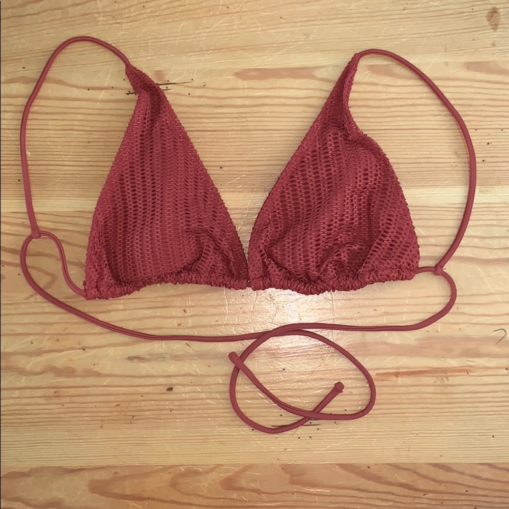 Triangle bathing suit top